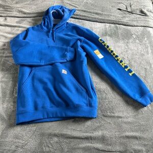 Carhartt Rain Defender Blue Sweatshirt